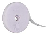 Bridas de nailon autoblocantes, 25M/rollo 10/12/15/20/25/30/50mm organizador de cables gestión bobinadora USB corte nailon lazos Cable auriculares(White,30mm x 25M)