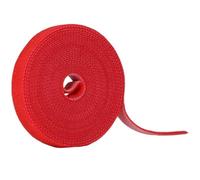 Bridas de nailon autoblocantes, 25M/rollo 10/12/15/20/25/30/50mm organizador de cables gestión bobinadora USB corte nailon lazos Cable auriculares(Red,15mm x 25M)