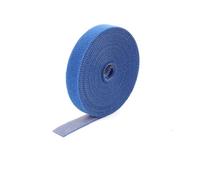 Bridas de nailon autoblocantes, Organizador de cables nailon, 5M/rollo, 10/12/14, 5/20/25mm ancho, gestión enrollador USB, lazos corte ajustables, Cable auriculares(Blue,5.0Mx14.5mm)