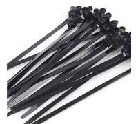 Bridas de nailon autobloqueante para cables de coche, compartimento de motor, clip de retención de telar, cierre de tornillo, gestión de cables universal para automóviles (100 unidades)