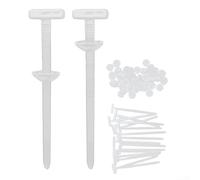 Bridas de nailon autobloqueantes, 150 unidades, perfectas para uso automotriz y doméstico, para cierres rápidos y fiables (50 unidades)