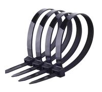 Bridas de nailon con cierre automático for cables, correas de plástico negro for envolver cables de 3x100mm, 4x150/200/250/300mm, venta al por mayor, 250 Uds.(4x300mm,10 Pack)