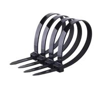 Bridas de nylon ABS con cierre automático, Bridas for cables autoblocantes de nailon, blanco/negro, 250/500/1000 piezas, varios tamaños y paquetes(3x250mm(250pcs),4 Pack(Black))