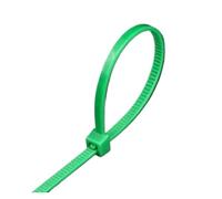 Bridas de nylon ABS con cierre automático, Bridas for cables de nailon autoblocantes, multicolor, varios tamaños, paquete 100 a 500 unidades(Green,3 x 100mm x 100pcs)