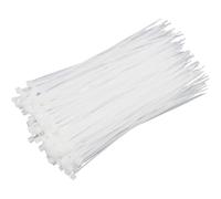 Bridas de nylon con clip, Bridas for cables, 2000 piezas, nailon autoblocante, negro/blanco, varios tamaños(White 3.6x250mm)
