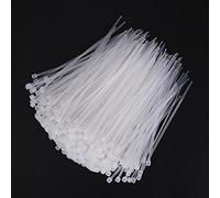 Bridas de nylon de 1000 piezas 3x100/150mm Bridas de plástico blancas autoblocantes estándar para atar cables Organización de cables(3x100)