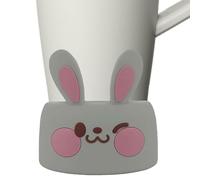 Bridas de silicona tazas de café - Manguitos de silicona para botellas con animales de dibujos animados - Fundas aislantes para tazas, para casa, bar, oficina, vacaciones, viaje, té, bebidas calientes