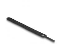 Bridas de velcro Delock L 200 x A 12 mm negro 10 unidades