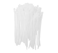 Bridas for cables con orificio de tornillo, correas cordón bloqueo automático nailon fijo reutilizables, bucle sujeción for oficina, 100/200/300/500 Uds(White,300 Pcs)