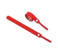 Bridas for cables liberables, 20/50/80/100/200 Uds., 150, 200, 300mm, correas de sujeción plástico reutilizables, vendaje nailon con cremallera(Red,300mm x 20pcs)