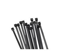Bridas grandes for cables, 100 unidades de nailon autoblocante, bridas de plástico for el hogar, la oficina, el jardín y el taller.(Svart,10x1200mm)