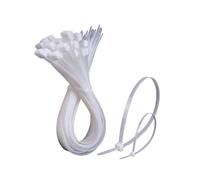 Bridas grandes for cables, 100 unidades de nailon autoblocante, bridas de plástico for el hogar, la oficina, el jardín y el taller.(White,10x650mm)