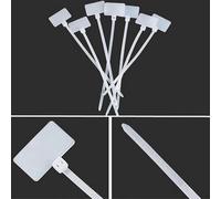 Bridas marcadoras de cables de nailon, solución de 100 unidades para administrar eficientemente cables de red en dispositivos electrónicos y electrodomésticos