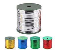 Bridas metálicas 2Roll Twist Wire Tie Multicolor Gift Packaging Wrap Ribbon Rope Food Bread Bag Clip Binding for Packing(Color2)