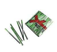 Bridas metálicas 6400pcs 6/8/10cm Wire Sealing Binding for Plastic Lollipop Candy Bags Party Gifts(Green,10cm)