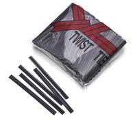 Bridas metálicas 7600Pcs Plastic Iron Tie Colorful Multi-Size Wire Sealing Binding for Candy Lollipop Cookies Food Gift Party Packaging(Black,4X80mm)