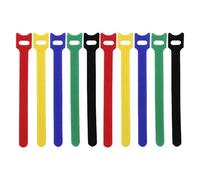 Bridas para cables: 10 correas de organización de nailon duraderas, soluciones de gestión de cables reutilizables, diseño de sujeción ajustable, juego de organizador de cable multiusos | Configuració