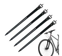 Bridas para Cables - 4 Piezas Correas de Sujeción Ajustables, Correas para Cables Duraderas con Hebilla | Acampar al aire libre senderismo viajes esquí carga equipaje marino organización de equipos de