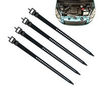 Bridas para Cables | 4 Unidades de Herramienta de Fijación Ajustable - Correas para Cables con Hebilla - Para Actividades Marinas Carga Esquí Viaje Exterior Equipaje Senderismo Camping y Deporte