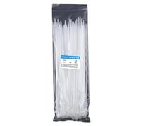 Bridas para cables - Paquete de envoltura para administración de cables 100x Correas Bandas de carpeta negras autoblocantes de nailon Juego de accesorios para organización de computadoras Aplicación e