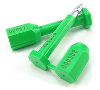 Bridas para cables, Reusable Cable Ties Container Bolt High Security Lock Green ISO 17712:2010(Gr眉n)
