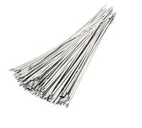 Bridas para cables, Stainless Steel Self Locking Cable Ties Multiple Sizes Pack of(4.6x150mm)