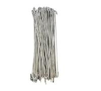 Bridas Para Cercas De Eslabones De Cadena, Multiusos, 100 Piezas, Alambres De Aluminio Para Cercas, Bridas Con Cremallera De Acero Inoxidable Y Resistente, Ajustables Y Seguras, Para Reparación De Bar