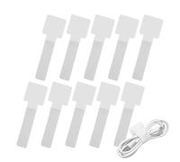 Bridas Para Gestión DeCables - 10 Piezas Gestión De CablesDebajo Del Escritorio, Correas Ajustables Para Cables Organizador De Cables | Gancho Y Bucle Adhesivo En La Parte Posterior Para Usos De Com