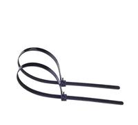 Bridas Plastico Bridas de nailon retráctiles de 30 piezas, bridas de nailon negras fijas de plástico autoblocantes reutilizables, bridas de plástico con cremallera for embalaje(8x250black)