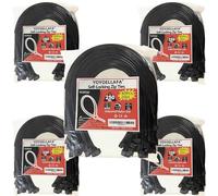 Bridas Plastico Grandes 500mm x 12mm, 200 piezas Bridas Negras Largas 50cm, Bridas para Cables Anchas Gigantes Brida Plástico Gruesas Fuertes Resistentes A Los Rayos UV Zip Ties
