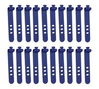 Bridas reutilizables para cables, correas de alambre reutilizables, organizadores de cables coloridos, bridas de gestión de cables con construcción ecológica, agarre fuerte para un almacenamiento