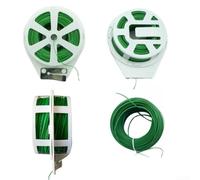 Bridas reutilizables para plantas con cortador de metal y núcleo de acero de 150 m para asegurar plantas y organizar cables, soporta forma de bonsái y entrenamiento de vid, prácticas bridas multiusos