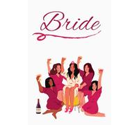 Bride : bride to be notebook 6*9", wedding gift, wedding appointment, wedding checklist, miss to mrs. , wedding gift