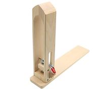 Bride de fixation en bois pour le travail du cuir - Outil de bureau pour coudre le cuir