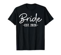 Bride EST. 2026 Future Wife Bride to Be Bachelorette Wedding Camiseta