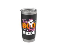 Bride Halloween Fab BOO Lous para mujer Vaso térmico de acero inoxidable de doble pared