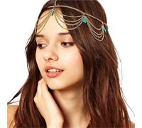 Bride Headdress Hair Accesories Elegant Head Chain Jewelry Women Wedding Accessories Bridal Headpiece para ocasiones especiales y festivales(Color 11)