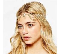 Bride Headdress Hair Accesories Elegant Head Chain Jewelry Women Wedding Accessories Bridal Headpiece para ocasiones especiales y festivales(Color 10)