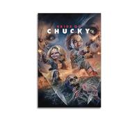 Bride of Chucky Horror Movie Art Poster Lienzo Póster de Pared Decoración, Pintura, Arte, Dormitorio, Salón, Oficina, Pintura, Decoración Moderna del Hogar Arte de la Pared, Impresión de 40 x 60 cm