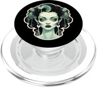 Bride of Frankenstein Goth Monster Retro Halloween PopSockets PopGrip para MagSafe