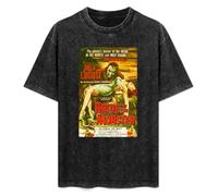 Bride of The Monster Bela Lugosi Horror Vampire Unisex T-Shirt Printed tee Graphic Top Men Black Shirt L
