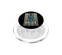 Bride Or Die Retro Halloween Despedida de Soltera a Juego PopSockets PopGrip para MagSafe