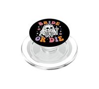 Bride Or Die Retro Halloween Despedida de Soltera a Juego PopSockets PopGrip para MagSafe