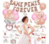 Bride To Be Decoración Despedida de Soltera,Bride to Be Banner Oro Rosa, Despedida de Soltera Accesorios con Globos de Oro Rosa, Confetti Globos, Cabinas de Fotos para Fiestas de Despedida Soltera