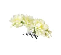 Brides Cherry Flower Hair Comb Hairpin Bridesmaid Headdress Combs Accessories For Girls(Color-05)