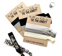 Bridesmaid Proposal Set | Will you help me Tie the Knot?| Hair Tie Favors | To have & to hold your hair back