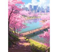 Bridge 3000 Piece Jigsaw Puzzles for Adults, Colourful, Challenging & Brainteasing Adult Puzzles 3000 Pieces City Landscape, Fun jigsaws for The Whole Family 48x32 Inch