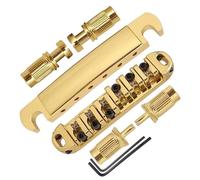 Bridge Guitar Nut Set Puente De Rodillos De Cejuela Para Guitarra Epi SG(Gold,Big)