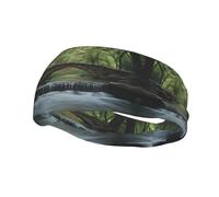 Bridge Over The River - Diadema elástica unisex para baloncesto, fitness, deportes, correr, ciclismo, yoga, absorbe el sudor,