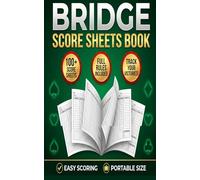 Bridge Score Pad: Classic Card Game Score Sheets (The Master Scorecard Series)